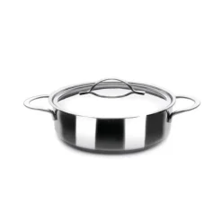 New Cerf Dellier Faitout inox avec couvercle