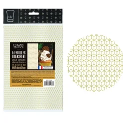 Hot Cerf Dellier Feuilles transfert Géométrie (x5)
