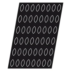 Cerf Dellier Flexipan 60x40 plaque de 48 barquettes 6,6x2,8 cm