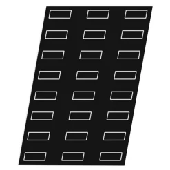 Hot Cerf Dellier Flexipan 60x40 plaque de 24 cakes 80x30cm