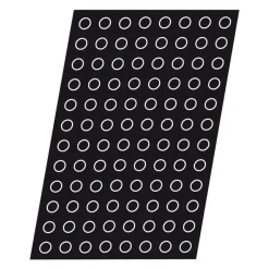 Online Cerf Dellier Flexipan 60x40 plaque de 45 demi- sphères inversées 2,6 cm