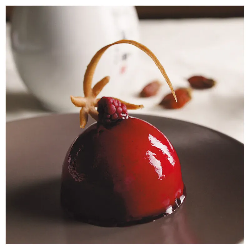 Online Cerf Dellier Flexipan 60x40 plaque de 24 demi-sphères 7 cm