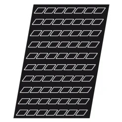Clearance Cerf Dellier Flexipan 60x40 plaque de 70 losanges 60x3,5 cm