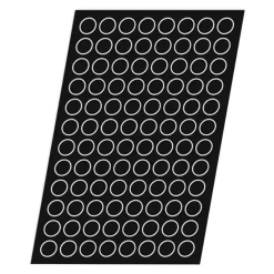 Online Cerf Dellier Flexipan 60x40 plaque de 96 médaillons 2,8 cm