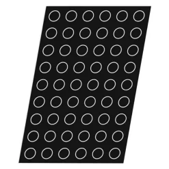 Discount Cerf Dellier Flexipan 60x40 plaque de 54 mini-cylindres  3,8 cm