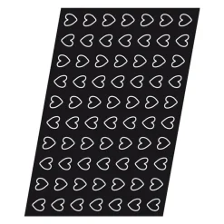 New Cerf Dellier Flexipan 60x40 plaque de 70 mini-coeurs 4,1x3,8 cm