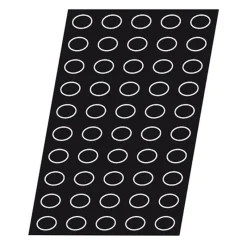 Sale Cerf Dellier Flexipan 60x40 plaque de 50 mini-ondulos 5x3,5x2 cm