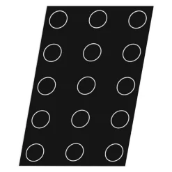 Sale Cerf Dellier Flexipan 60x40 plaque de 15 quiches/florentins 10 cm