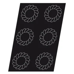 Sale Cerf Dellier Flexipan 60x40 plaque de 6 saint honoré 15 cm