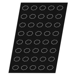 Sale Cerf Dellier Flexipan 60x40 plaque de 40 tartelettes cannelées 4,6cm