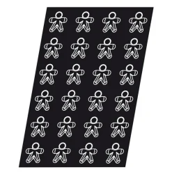 Discount Cerf Dellier Flexipan 60x40 plaque de24 bonhommes épic 7x6,5 cm