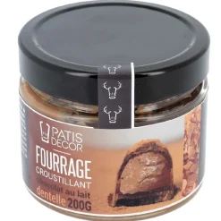 Discount Cerf Dellier Fourrage croustillant au chocolat au lait et brisures de crêpes dentelles 200 g