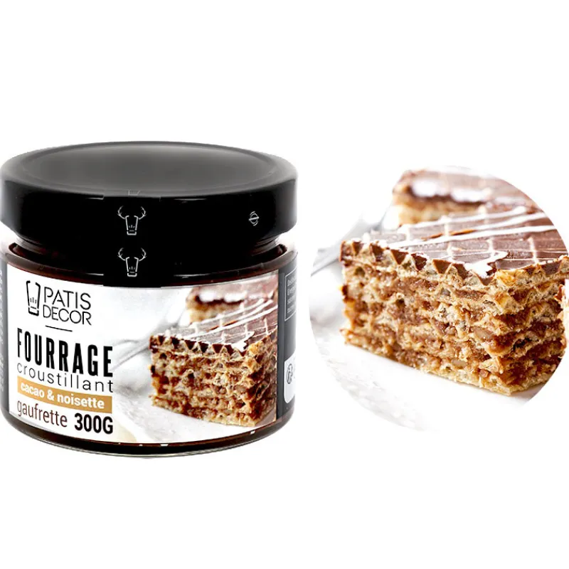 Online Cerf Dellier Fourrage croustillant cacao-noisette & gaufrette - 300 g