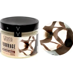 Online Cerf Dellier Fourrage croustillant goût chocolat blanc & biscuit cacao - 300 g