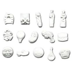 Discount Cerf Dellier Fèves en plastique blanches assorties (x1000)