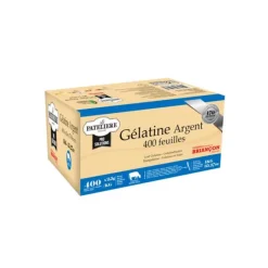 Discount Cerf Dellier Gélatine Halal bovine 400 feuilles 170 blooms 1 Kg
