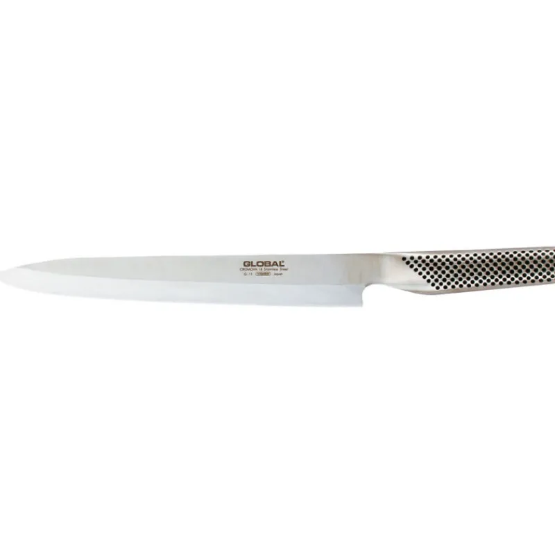 Hot Cerf Dellier Global série G couteau poisson yanagi sashimi G11 inox 25 cm