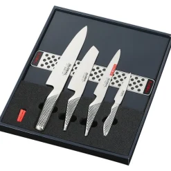 Online Cerf Dellier Global série G set 4 couteaux global + barre