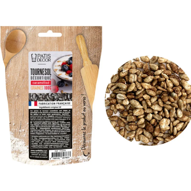 Sale Cerf Dellier Graines de tournesol caramélisées 90 g