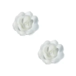 Outlet Cerf Dellier Grandes roses blanches en azyme (x 6)