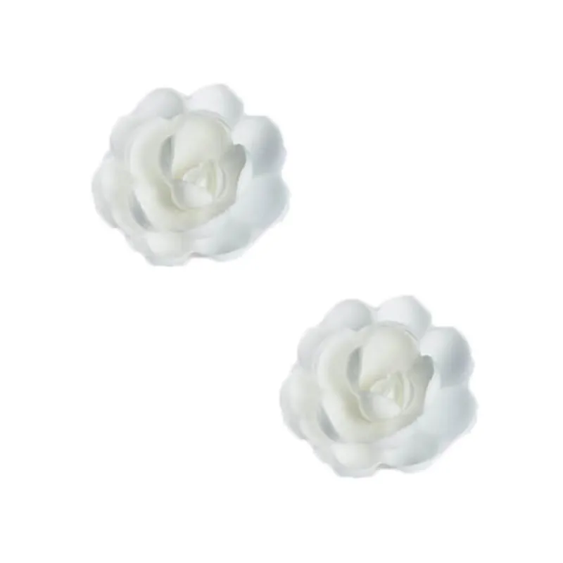 Outlet Cerf Dellier Grandes roses blanches en azyme (x 6)