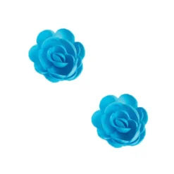 Online Cerf Dellier Grandes roses bleues en azyme (x 6)