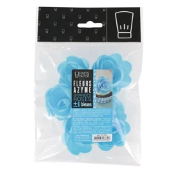 Online Cerf Dellier Grandes roses bleues en azyme (x 6)