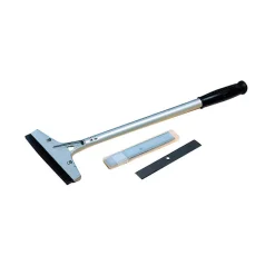 New Cerf Dellier Grattoir à manche 5 lames inox de 15 cm manche 40 cm