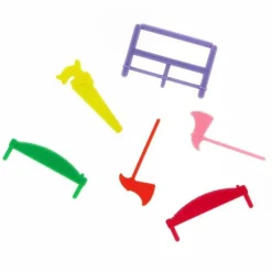 Sale Cerf Dellier Haches et scies colorées (x300)