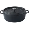 Best Cerf Dellier Invicta mijoteuse ovale noire 35 x 28 cm