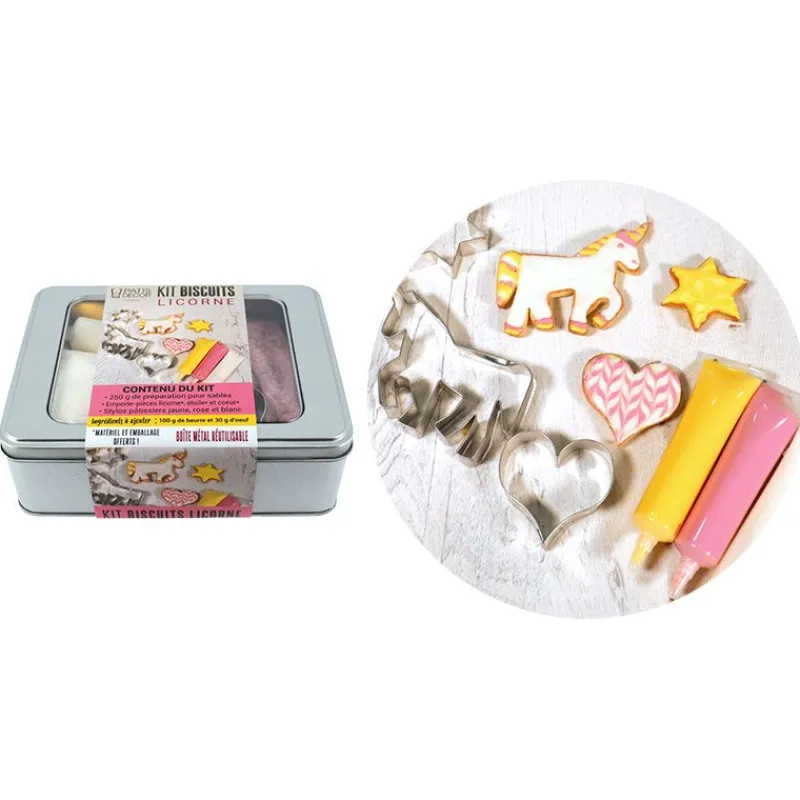 Hot Cerf Dellier Kit biscuits licorne