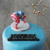 Sale Cerf Dellier Kit décor gâteau Captain America