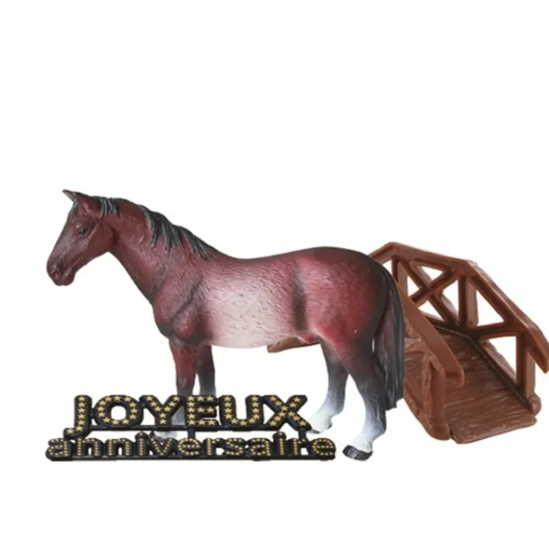 Best Cerf Dellier Kit Décor Gâteau Cheval