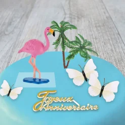 Online Cerf Dellier Kit décor Gâteau Flamant rose