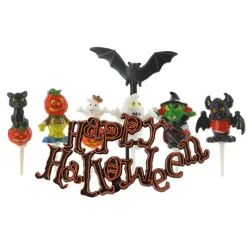 Cerf Dellier Kit décor gâteau Halloween