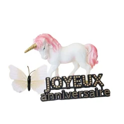New Cerf Dellier Kit Décor gâteau Licorne