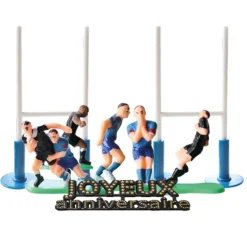 Outlet Cerf Dellier Kit décor Gâteau Rugby