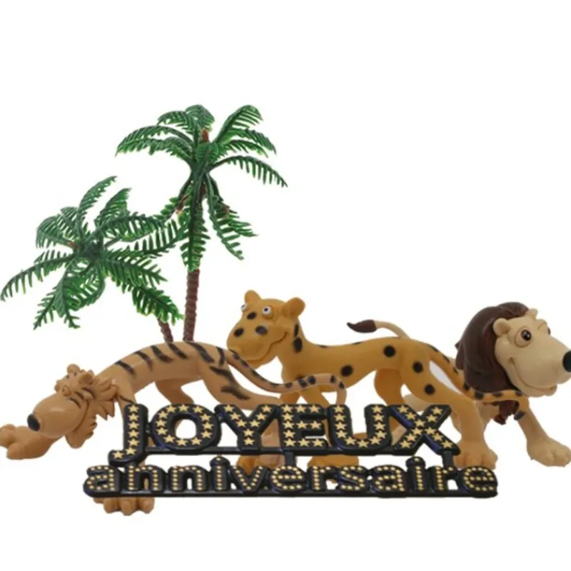 Best Cerf Dellier Kit décor gâteau savane