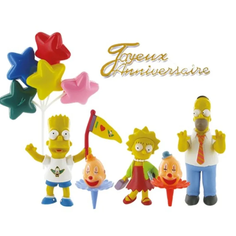 Discount Cerf Dellier Kit Décor Gâteau The Simpsons