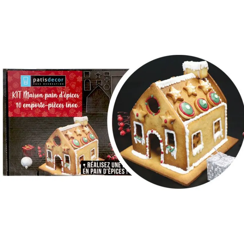 New Cerf Dellier Kit Maison Pain d'Epices emporte-pièces seuls