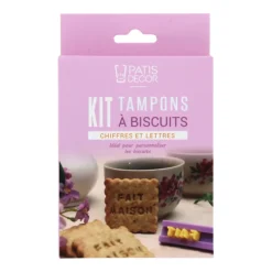 Best Cerf Dellier Kit tampons à biscuits chiffres et lettre