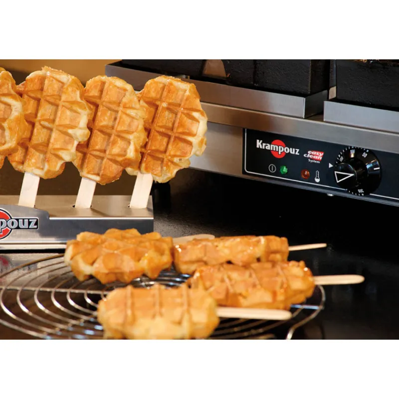 Sale Cerf Dellier Krampouz gaufrier double 4 sucettes