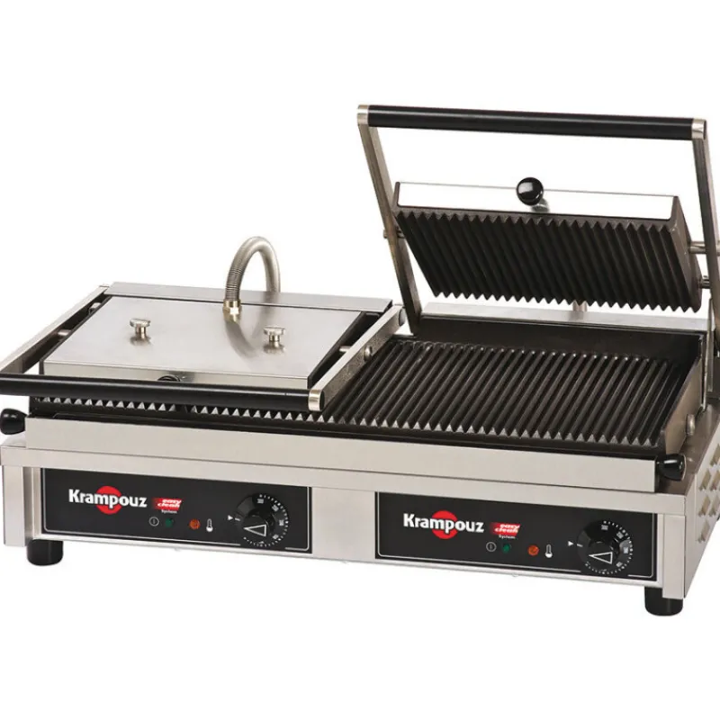 Discount Cerf Dellier Krampouz grill fonte rainurée amovible double 3,76 KW