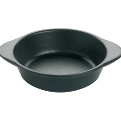 Hot Cerf Dellier Le Chasseur plat rond creux noir 22 cm