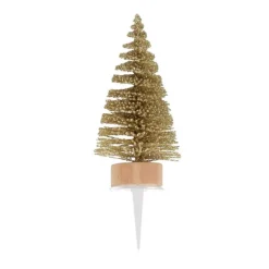 Best Cerf Dellier Lot cake toppers sapins dorés (±30)