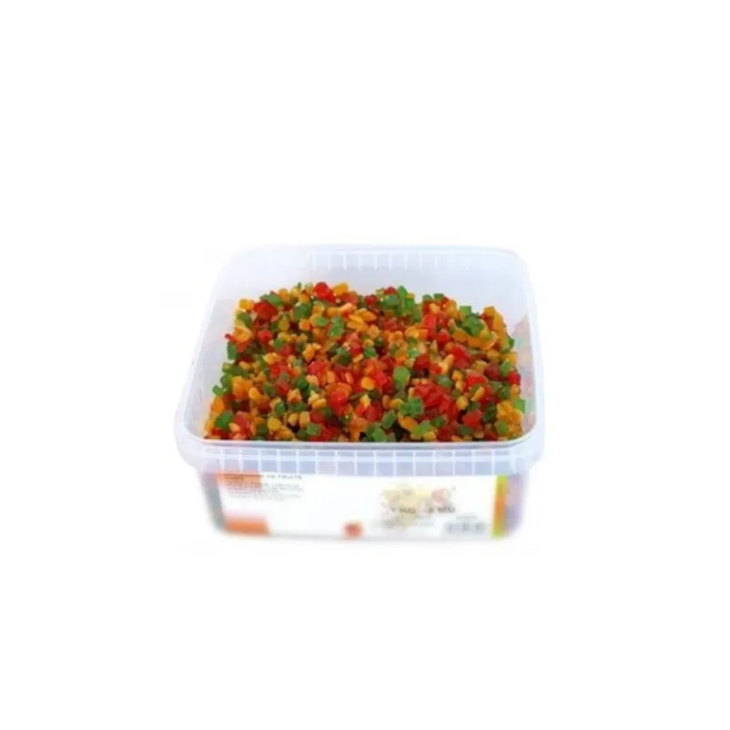 Best Cerf Dellier Macédoine de fruits confits en cubes 1 Kg