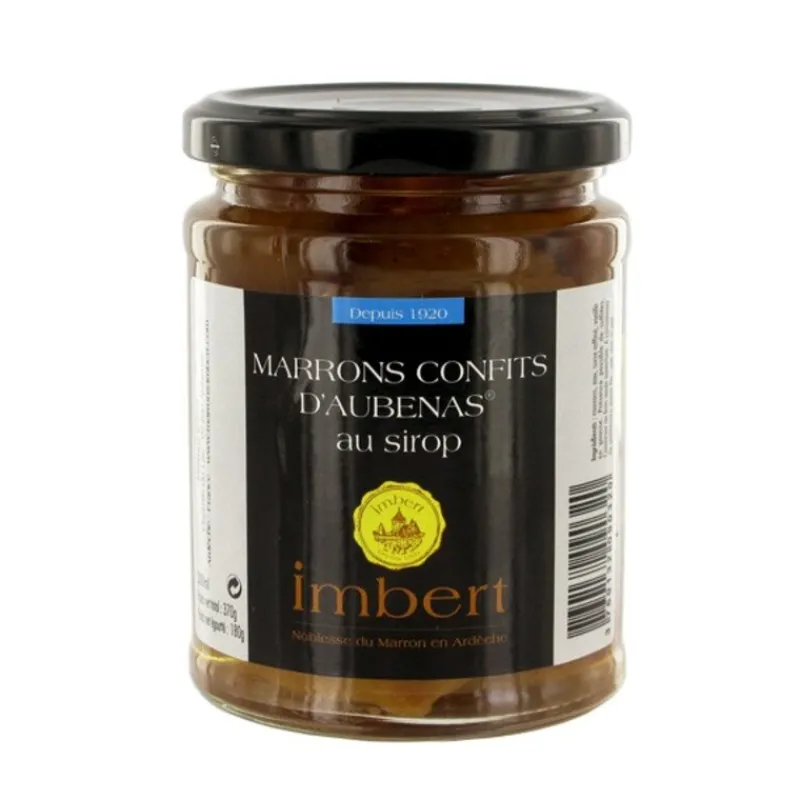 Outlet Cerf Dellier Marrons confits d'Aubenas au sirop Imbert 370 g