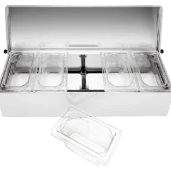 Sale Cerf Dellier Matfer condibox avec 5 bacs GN 1/9 cristal