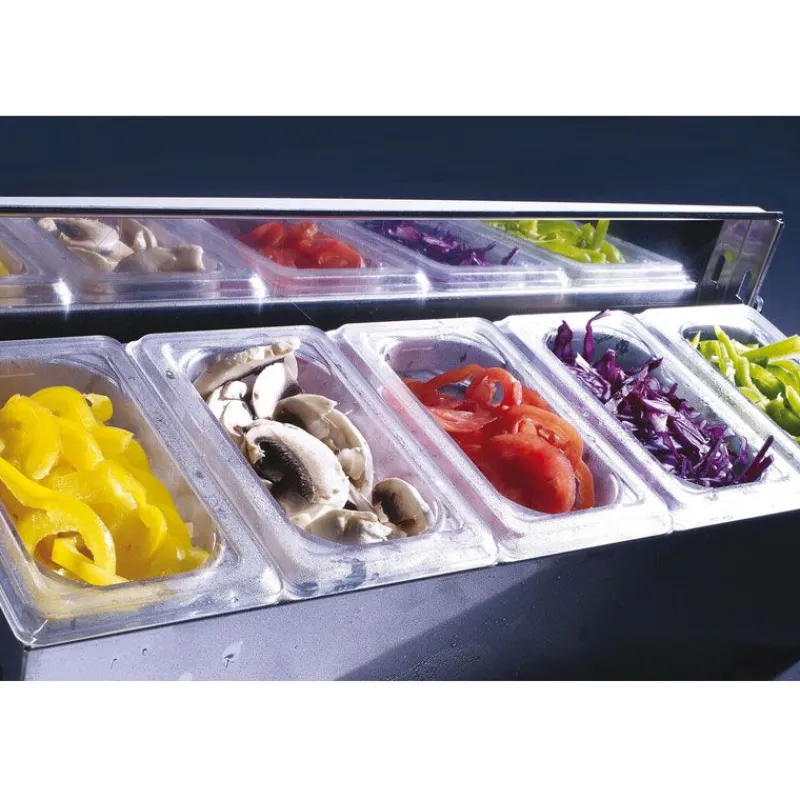 Discount Cerf Dellier Matfer condibox avec 5 bacs GN 1/9 cristal