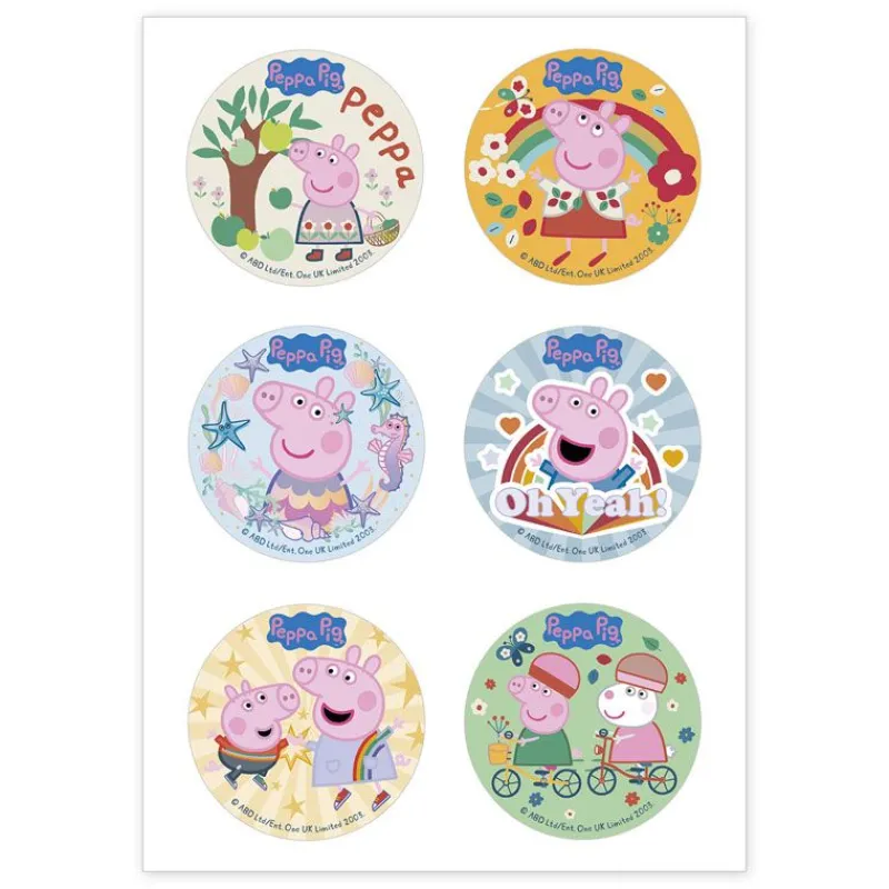 Outlet Cerf Dellier Mini disques azyme Peppa Pig (x6)